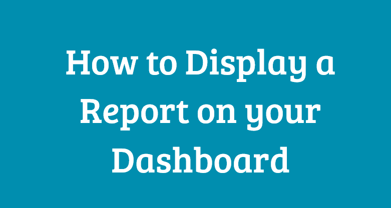 Tutorial | Reports | Part 1