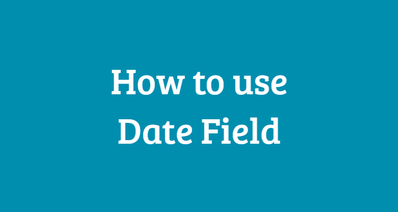 date field