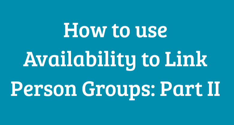 linking person groups part 2