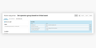 Screenshot - Assign Calls to the correct Operator group