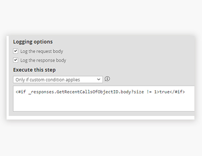 Screenshot - Dive into details with custom conditions